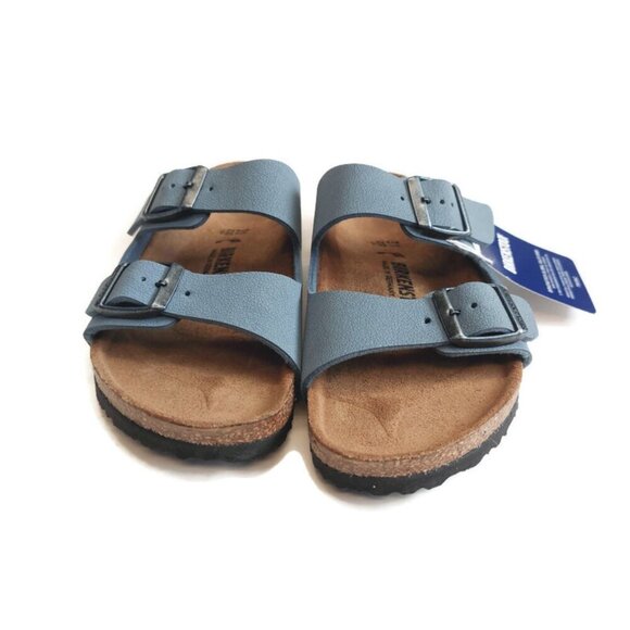 Birkenstock Arizona Birkibuc Sandals Kids Size US C 13 EU 31 Blue NARROW - Picture 8 of 9